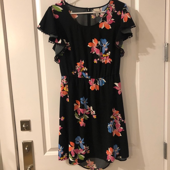 Black Floral A New Day Dress from Target - Picture 1 of 5